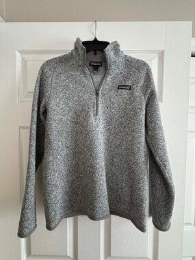 Grey Patagonia Fleece Quarter Zip